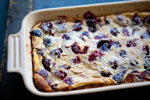 Cherry clafouti