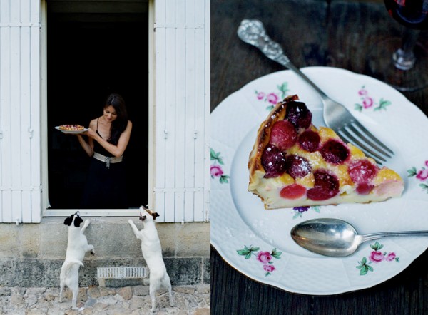 Cherry clafoutis