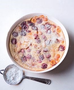 Cherry clafoutis