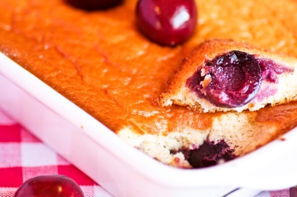 Cherry clafoutis