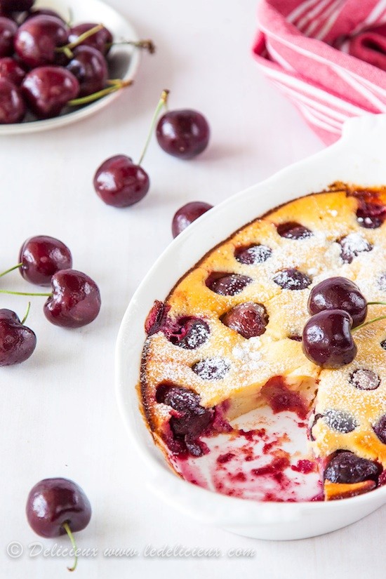 Cherry clafoutis