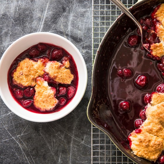 Cherry cobbler