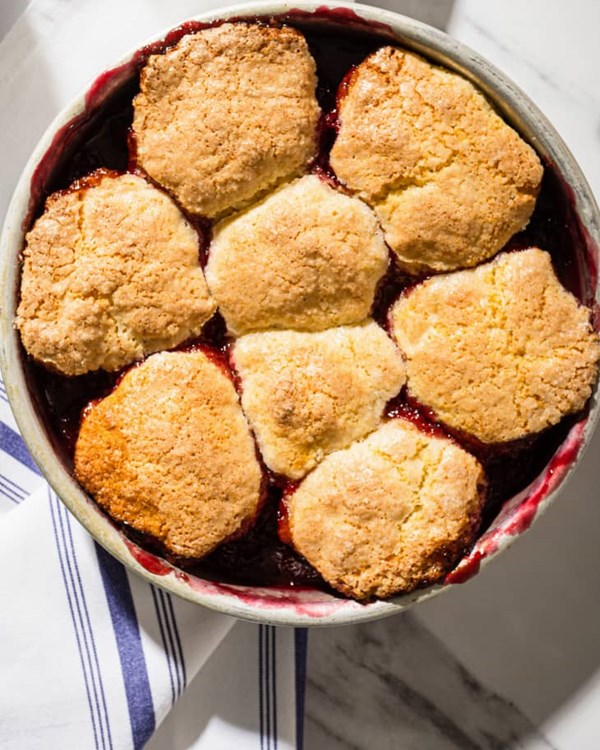 Cherry cobbler