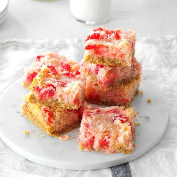 Cherry coconut treats