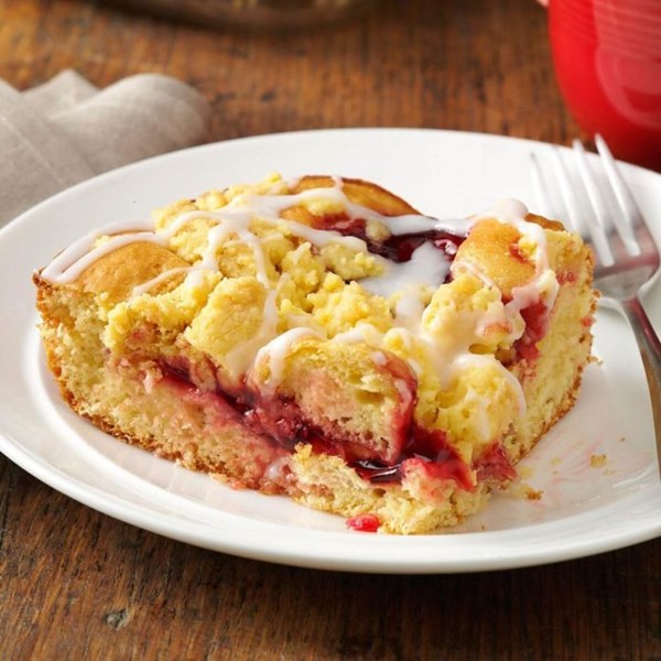 Cherry coffee cake