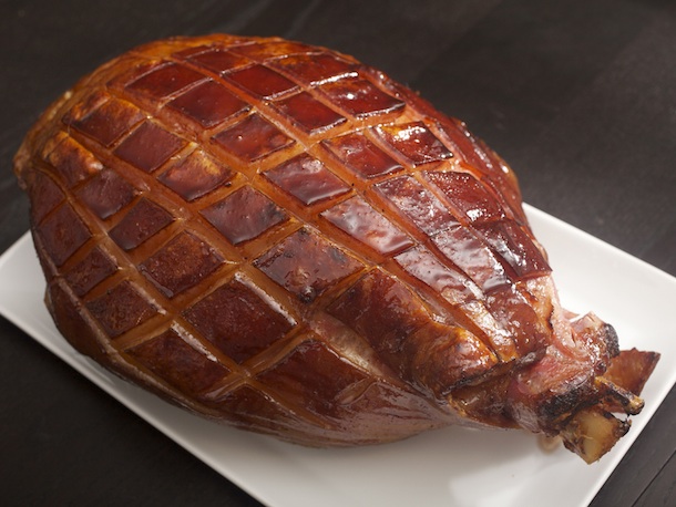 Cherry Coke-glazed country ham