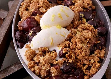 Cherry crisp