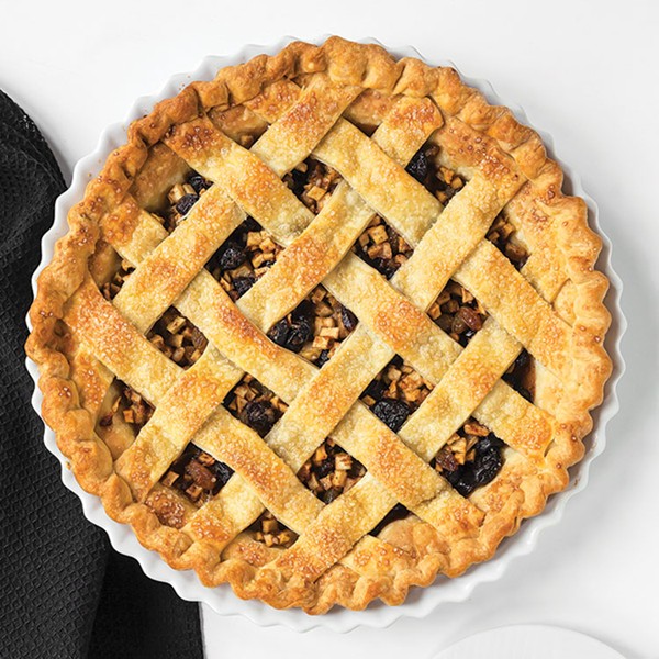 Cherry-Frangelico mincemeat pie