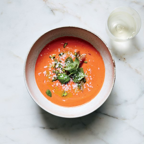 Cherry gazpacho