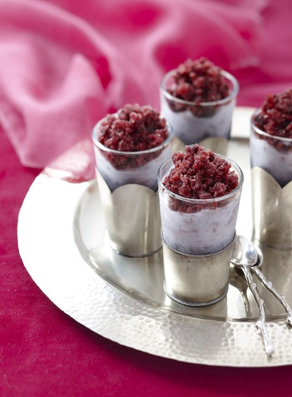 Cherry granita