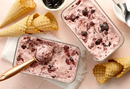 Cherry ice cream