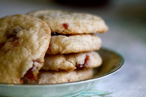 Cherry jam cookies