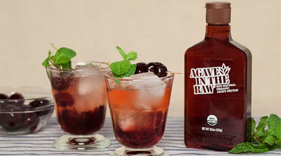 Cherry-lime cooler