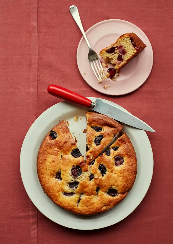 Cherry muffin cake