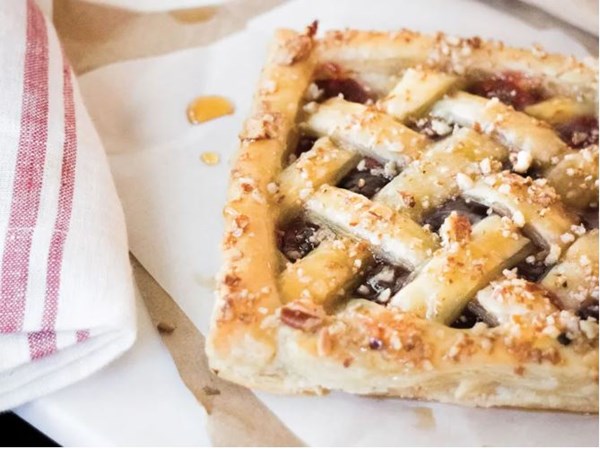 Cherry pecan maple hand pies