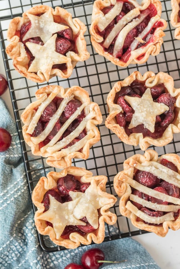 Cherry pie cups