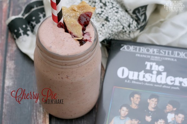 Cherry pie milkshake