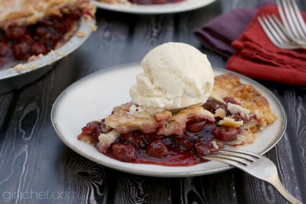Cherry Pinot noir pie