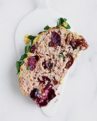 Cherry-pork meat loaf