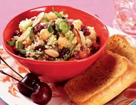 Cherry-quinoa salad