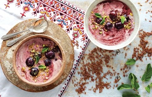Cherry red soup
