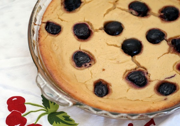 Cherry ricotta pie