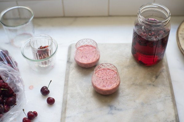 Cherry smoothie