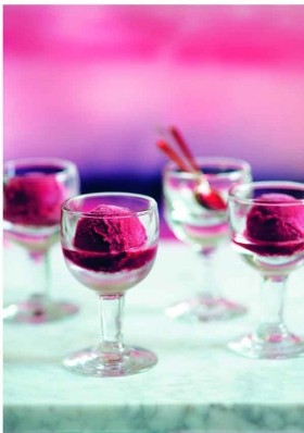Cherry sorbet