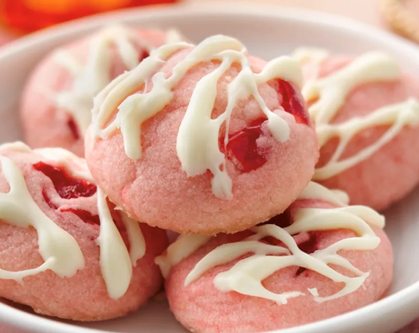 Cherry tea cakes