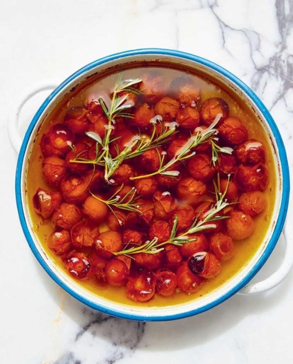 Cherry tomato confit