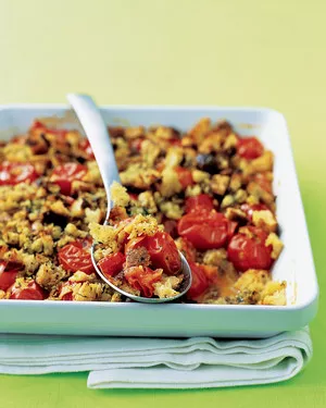 Cherry tomato crisp