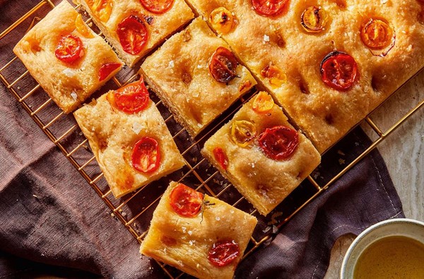 Cherry tomato focaccia 