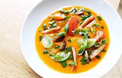 Cherry tomato gazpacho