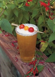 Cherry-tomato michelada