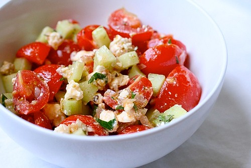 Cherry tomato salad