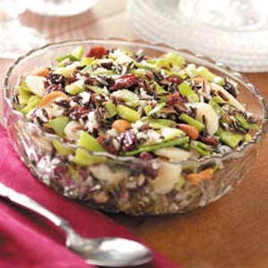 Cherry wild rice salad