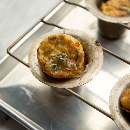 Cheshire Yorkshire puddings with sage and black pepper
