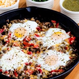 Chester's low-carb Southwestern egg skillet
