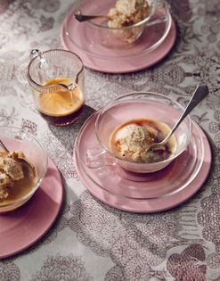 Chestnut & vanilla affogato