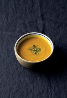 Chestnut, carrot & thyme [soup]