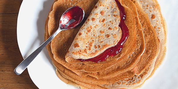 Chestnut crêpes