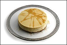 Chestnut-maple cheesecake