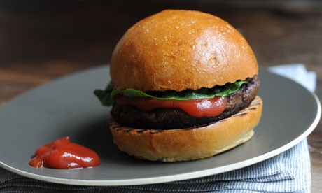 Chestnut mushroom burgers