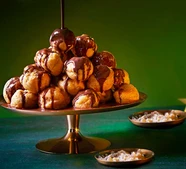 Chestnut profiteroles