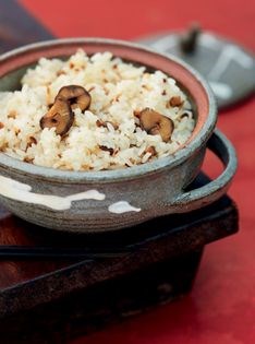 Chestnut rice (Kuri gohan)
