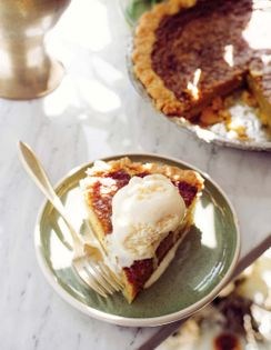 Chestnut rum chess pie