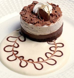 Chestnut-rum cream cakes