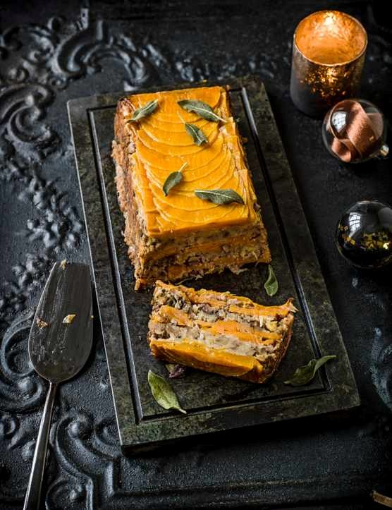 Chestnut, squash and sweet potato loaf