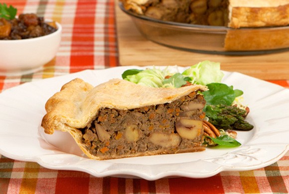 Chestnut tourtière