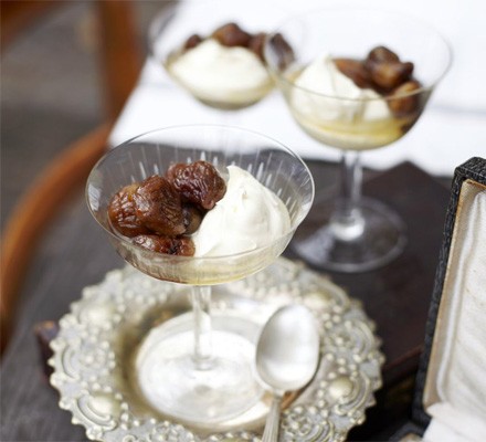 Chestnuts in Cognac & vanilla syrup